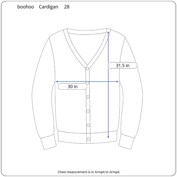 Boohoo Plus Size Knit Cardigan 28 Cozy Soft Ribbed Casual Cozy Grannycore Cabin - Picture 3 of 10
